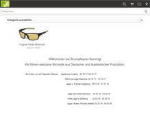 Tablet Screenshot of anru-strumpfshop.de